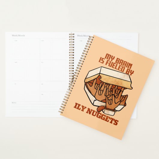 We Love Nuggets - Nugget Love - ASL ILY Obsession Planner (Display)