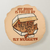 We Love Nuggets - Nugget Love - ASL ILY Obsession Rond Kussen (Achterkant)