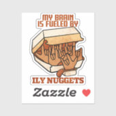 We Love Nuggets - Nugget Love - ASL ILY Obsession Sticker (Vel)