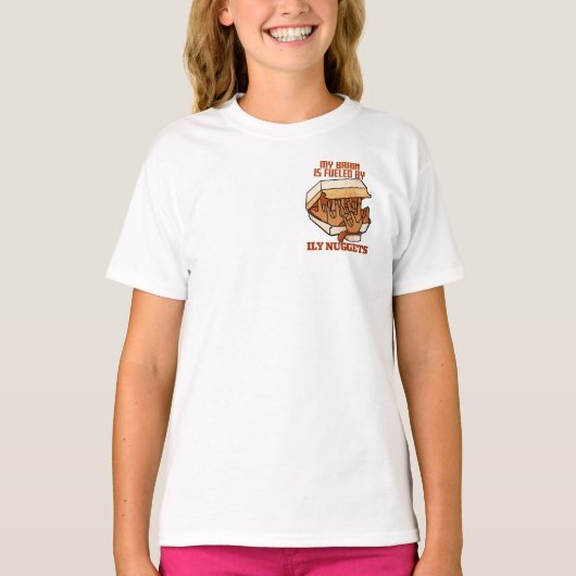 We Love Nuggets - Nugget Love - ASL ILY Obsession T-shirt (Voorkant)