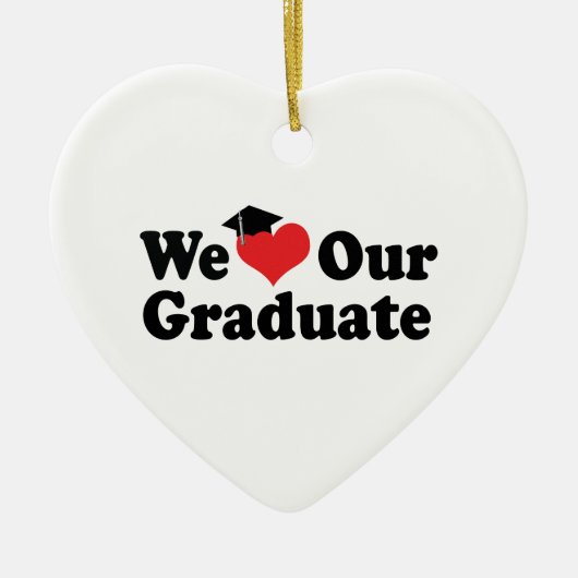 We Love Ons Afgestudeerde Ornament (Voorkant)