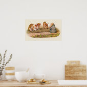 We Love Onze Kleine Tuin Cavia's Poster (Keuken)