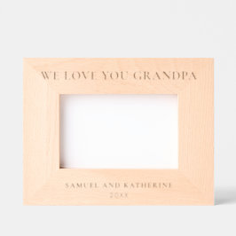 We Love Opa Gegraveerde Lijstjes