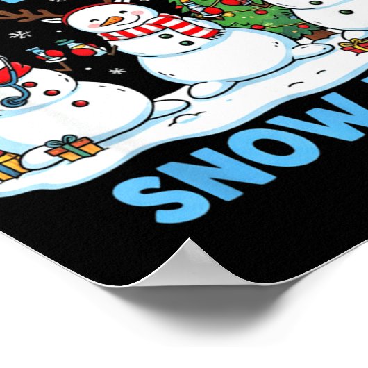 We Love Our Patients Snow Much Funny Snowman Chris Poster (Hoek)