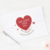 We Love Our RTs  Ronde Sticker (Envelop)