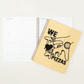 We Love Pizzas - Pizza Liefde - ASL ILY Obsessie D Planner (Display)