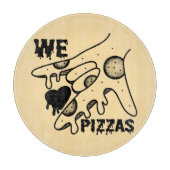 We Love Pizzas - Pizza Love - ASL ILY Obsession De Snijplank (Voorkant)