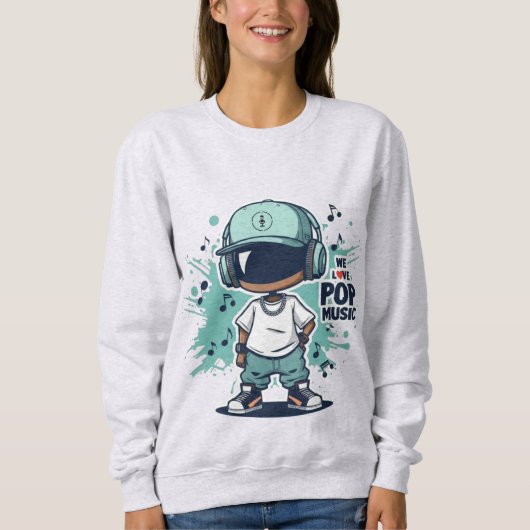 We Love Popmuziek Trui (Voorkant)