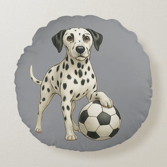 we love sports rond kussen (Voorkant)