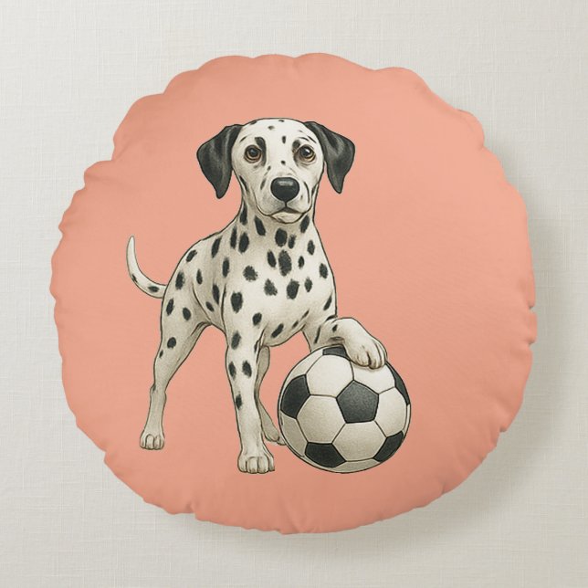 we love sports rond kussen (Voorkant)