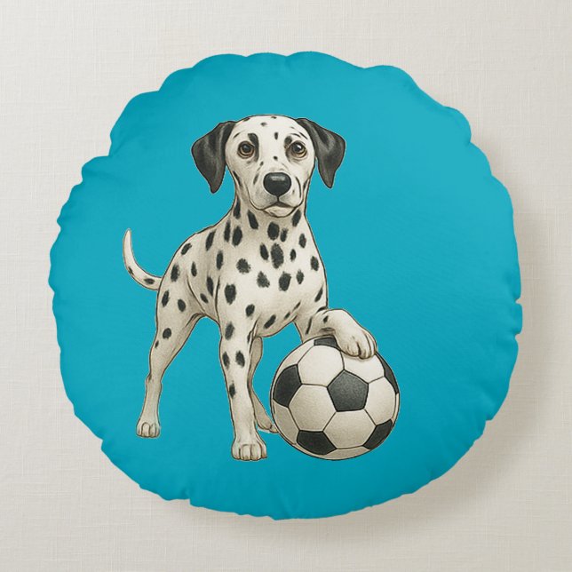 we love sports rond kussen (Voorkant)