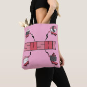 We Love Sushi - Sushi Love - ASL ILY Obsessie Tote Bag (Dichtbij)
