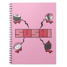 We Love Sushi - Sushi Love - ASL ILY Obsession Notitieboek