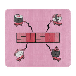 We Love Sushi - Sushi Love - ASL ILY Obsession Snijplank