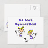 We Love Turnen Briefkaart (Voorkant / Achterkant)