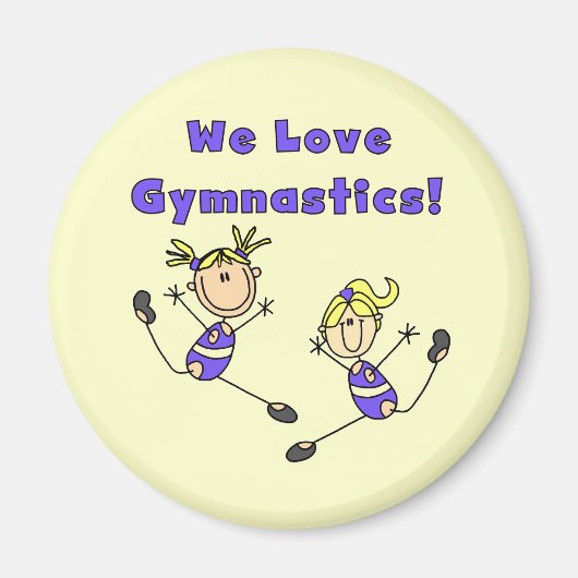 We Love Turnen Magneet (Voorkant)