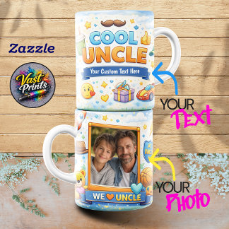 We Love Uncle Happy Celebration Photo Collage Mugs Koffiemok