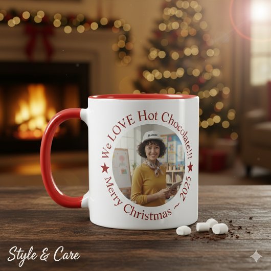 We LOVE Warme Chocolade Festive Persoonlijk Mok