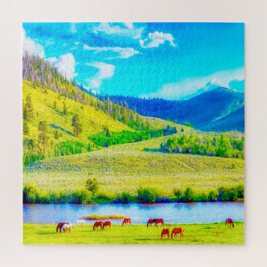 We Love Wyoming. Legpuzzel (Verticaal)