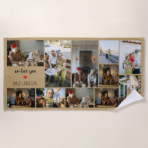 We Love You Aangepaste Familie Foto Collage