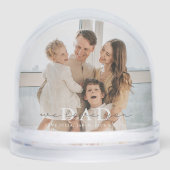 We Love You Dad Custom Snow Globe Sneeuwbol (Voorkant)