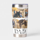 We Love You Dad Personalized Father Photo Collage Geïsoleerde Drinkbeker (Voorkant)