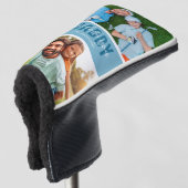 We Love You Daddy 2 Foto Blauw Golfheadcover (3/4 voorkant)