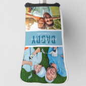 We Love You Daddy 2 Foto Blauw Golfheadcover (Draai 90)