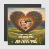 We love You - Fotoherz für Mütter (Voorkant / Achterkant)
