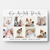 We Love You, Gampa Plaque Fotoplaat (voorkant)