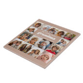 We Love You Grandma - 15 Fotocollage Gallery Tegeltje (Zijkant)