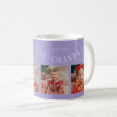 We Love You Grandma 4-Photo Lilac Koffiemok (Voorkant rechts)