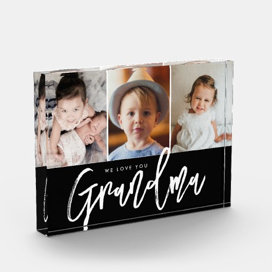 We love you Grandma Custom Grandchildren photos Fotoblokken (Links)