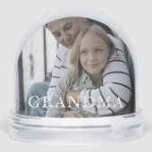We Love You Grandma Custom Snow Globe Sneeuwbol (Achterkant)