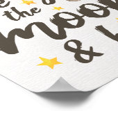 We Love You Maan Nursery Poster Kinderkamer Decora (Hoek)