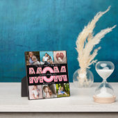 We Love You Mam Roze Minimalist 6 Fotocollage Fotoplaat (Insitu)