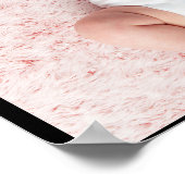 We Love You Mam Roze Minimalist 6 Fotocollage Poster (Hoek)