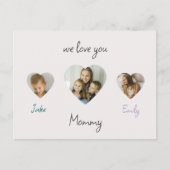 We Love You Mama - Gepersonaliseerde foto's Kaart (Voorkant)