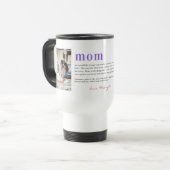 We Love You Mama | Moderne 2 Foto Collage Reisbeker (Voorkant links)