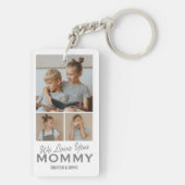 We Love You Mammo Foto Sleutelhanger (achterkant)