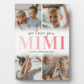 We Love You Mimi Fotocollage Fotoplaat (voorkant)