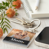 We Love You Moeder Foto Cadeau Sleutelhanger (Voorkant Rechts)
