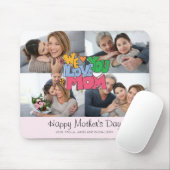 We Love You Moederdag 4 Foto Muismat (Met muis)