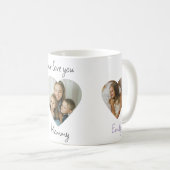 We Love You Mom - Aangepaste foto's Hart Mok (Voorkant rechts)