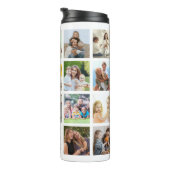 We Love You Mom Collage Photos, Gift for Mom Thermosbeker (Geroteerd rechts)