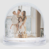 We Love You Mom Custom Snow Globe Sneeuwbol (Achterkant)