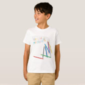 We Love You Mom Hand-Drawn Crayon Art T-shirt (Voorkant volledig)
