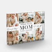 We Love You Mom Simple Mother Collage Keepsake Fotoblokken (Links)
