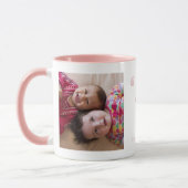 We Love You Mummy 2 Foto Persoonlijk Roze Mok (Links)