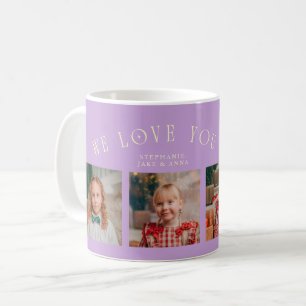 We Love You Oma 4-Foto Wisteria Koffiemok